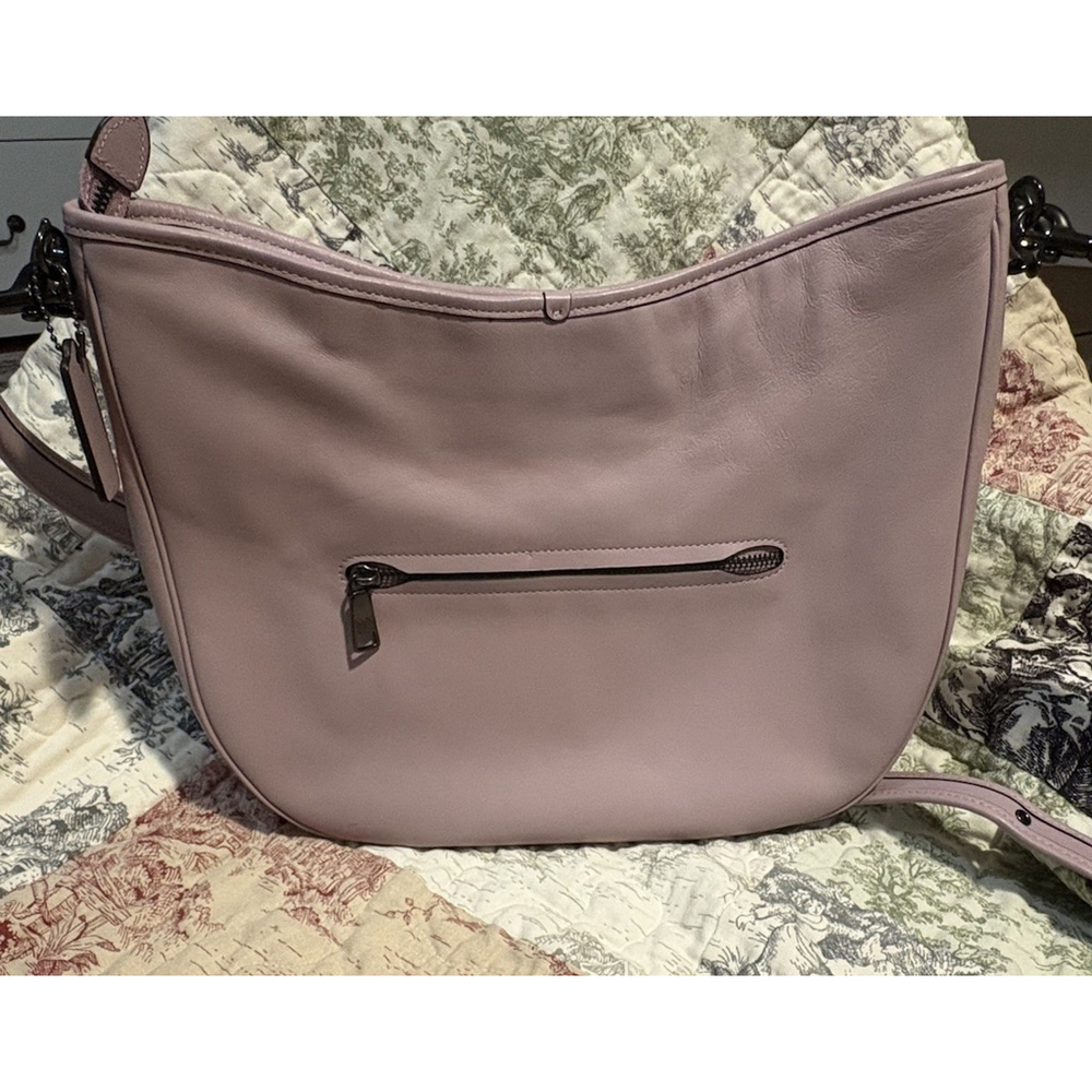 COACH Soft Tabby Hobo in Lilac Purple & Gunmetal Crossbody Shoulder Bag - Picture 7 of 16